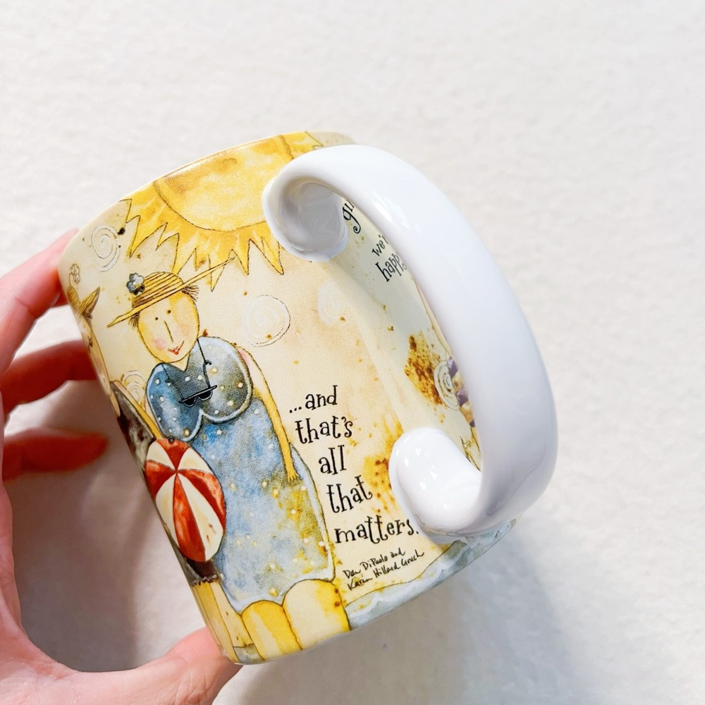 4/$22 Lang and Wise Girlfriends Collector Mug Blue Coffee Cup Karen Hillard Good - Picture 5 of 14